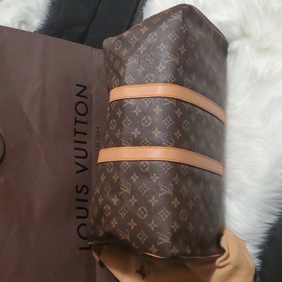 Louis Vuitton Boston Bag Keepall Monogram 45 Unisex Satchel; date code SA - Picture 7 of 17